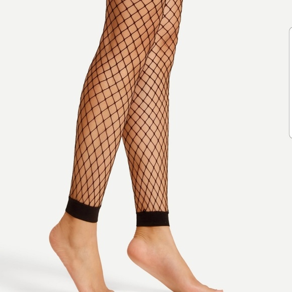 2 for $15--Footless Fishnet Tights - Picture 3 of 6